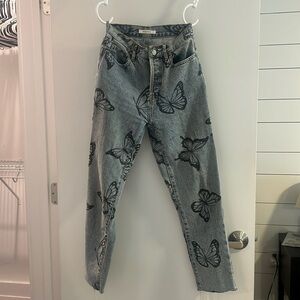 Pacsun Butterfly Jeans